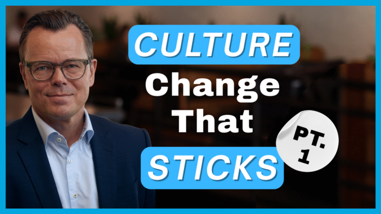 Ep 80 – Culture Doesn’t Have to Crawl: Torben Nørby on Changing Fast and Getting it Right, Part 1